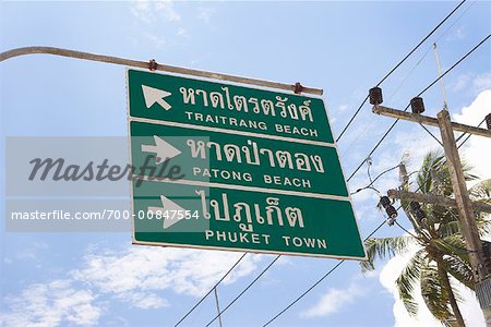 thailand road signs