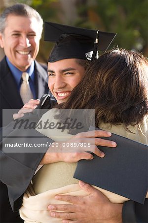 Family at Graduation Ceremony
