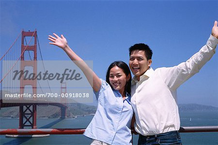 Couple Outdoors, San Fransisco, California, USA