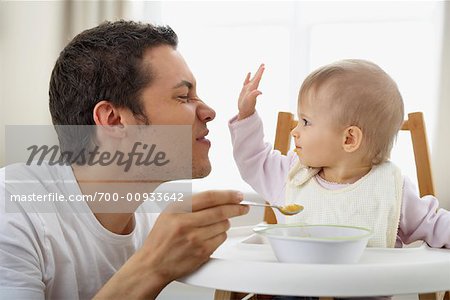 Father Feeding Daughter