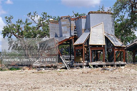Hurricane Damage, Biloxi, Massachusetts, USA