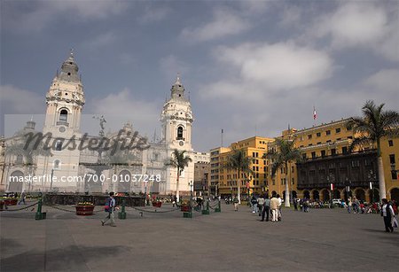 La Catedral de Lima, Plaza de Armas, Lima, Peru