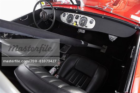 Interior of 1956 Allard K3 Hemi