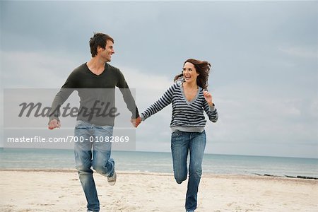 Couple Running