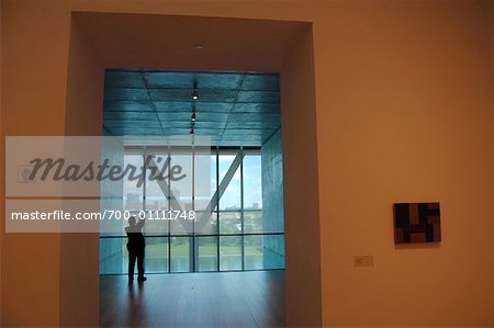 Interior of Modern Art Museum, Fort Worth, Texas
