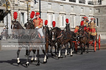 Guards, Palacio Real, Plaza de Madrid, Spain