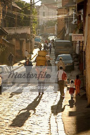 Street Scene in Antananarivo, Madagascar