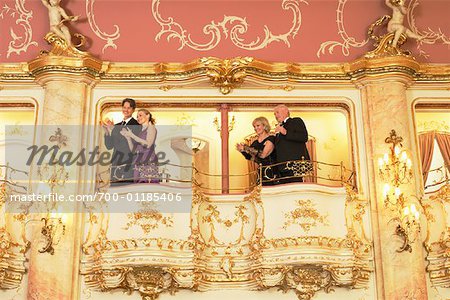 People Applauding at the Opera