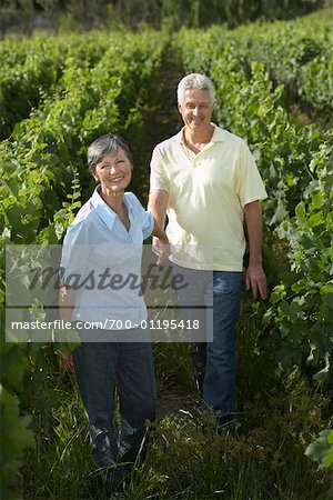 Couple in Vineyard