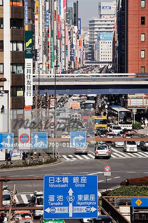 Ginza Street Scene Tokyo Japan Stock Photo Masterfile Rights Managed Artist Jeremy Woodhouse Code 700