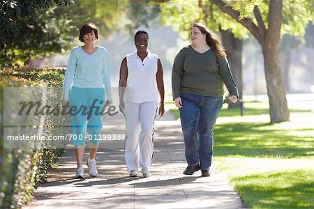 Three Women Walking