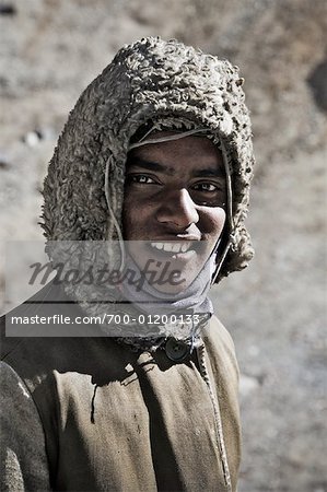 Portrait of Road Worker, Ladakh, India