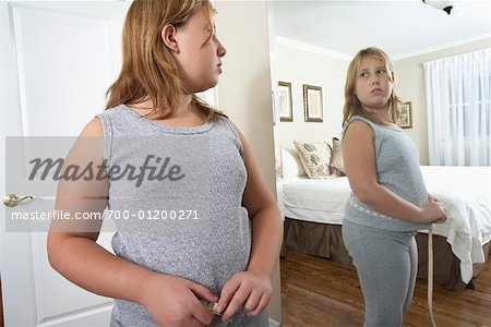 slightly overweight girl