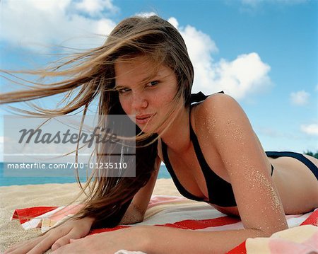 Teenager at Beach