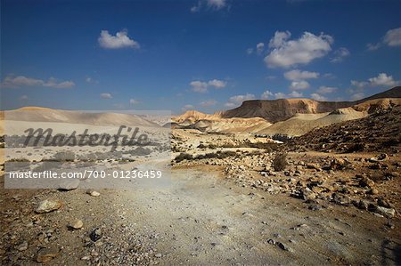 Dirt Road in Desert, Israel