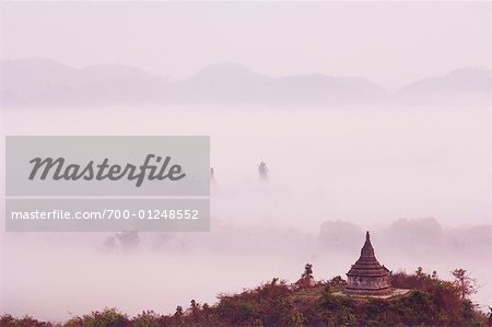 Morning Fog, Mrauk U, Myanmar