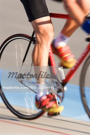 Cyclist Riding Bike