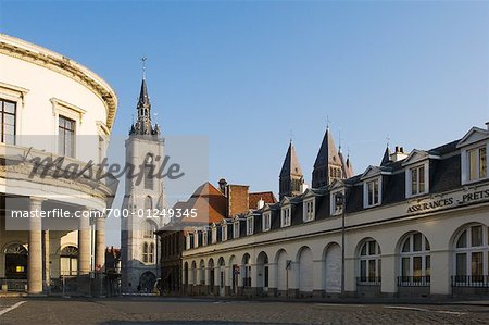 Belfry and Buildings, Tournai, Belgium