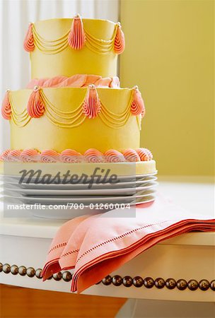 Cake on Dining Table