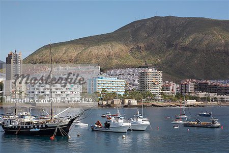 Boats in Harbour, Tenerife, Canary Islands, Spain