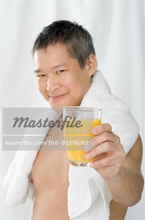 Man with Orange Juice