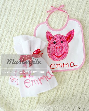 Child's Bib and Baggie