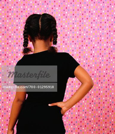 Back View of Girl with Hand on Hip