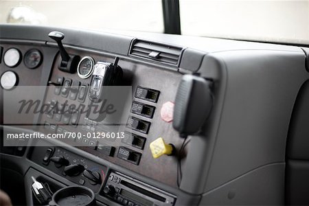 Dashboard of Truck Cab