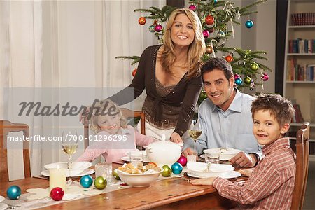 Family Having Dinner