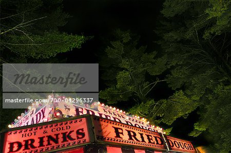 Food Sign at Amusement Park