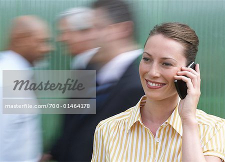 Businesswoman With Cell Phone