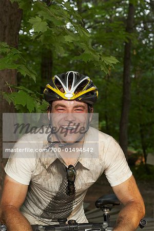 Portrait of Mountain Biker