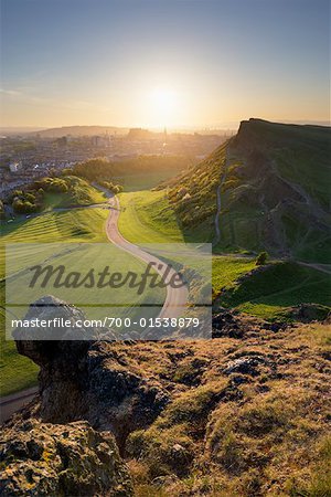 Salisbury Crags, Holyrood Park, Edinburgh, Scotland, UK