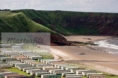 Pease Bay, Scottish Borders, Scotland, United Kingdom