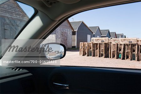 Lobster Traps at Judes Point Harbour, Prince Edward Island, Canada