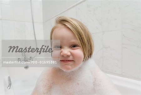 Girl in Tub