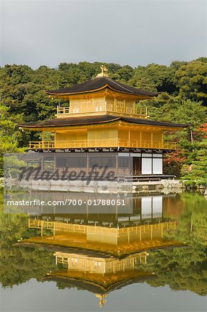 Kinkakuji Temple and Mirror Pond, Kyoto, Japan