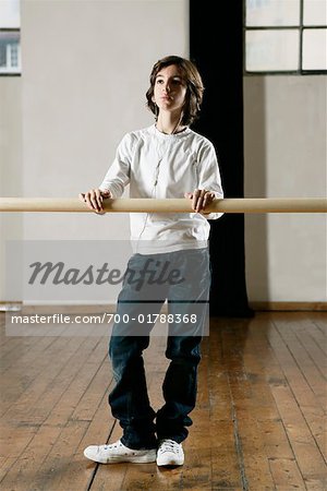 Boy in Dance Studio