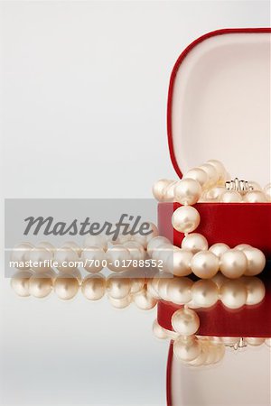 String of Pearls in Jewelery Box String of Pearls in Jewelery Box