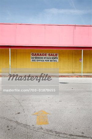 Building and Empty Parking Lot