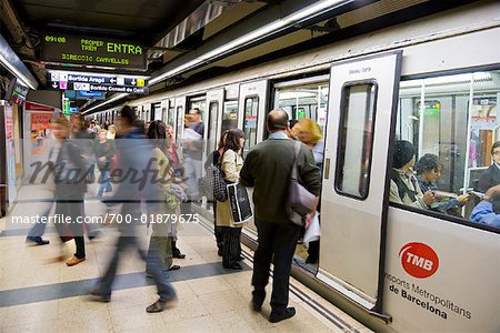 Subway in Barcelona, Spain