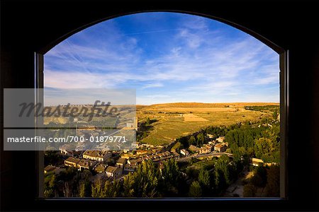 Looking Out Window, Alcazar of Segovia, Segovia, Segovia Province, Castilla y Leon, Spain