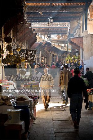 Market in Medina of Fez, Morocco