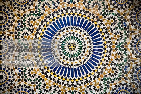 Close-Up of Moroccan Tile