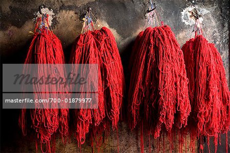 Dyers Souk, Medina of Marrakech, Morocco