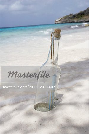 Message in a Bottle, Karpata, Bonaire, Netherlands Antilles