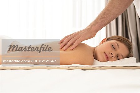 Woman Getting a Massage