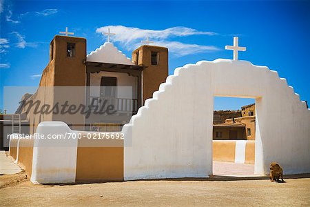 Church of Taos Pueblo, Taos, New Mexico, USA