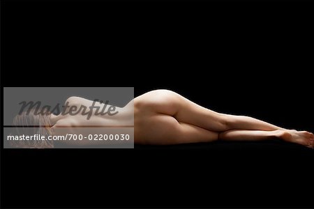 Naked woman back side, Stock Photo, Picture And Rights Managed