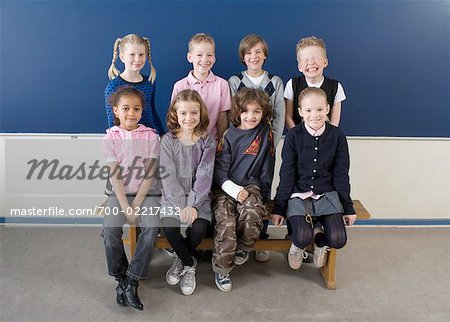Portrait of Elementary School Students
